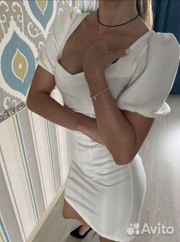 Платье белое летнее платье
