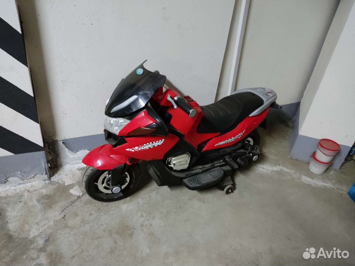 Электромобиль детский мотоцикл бу