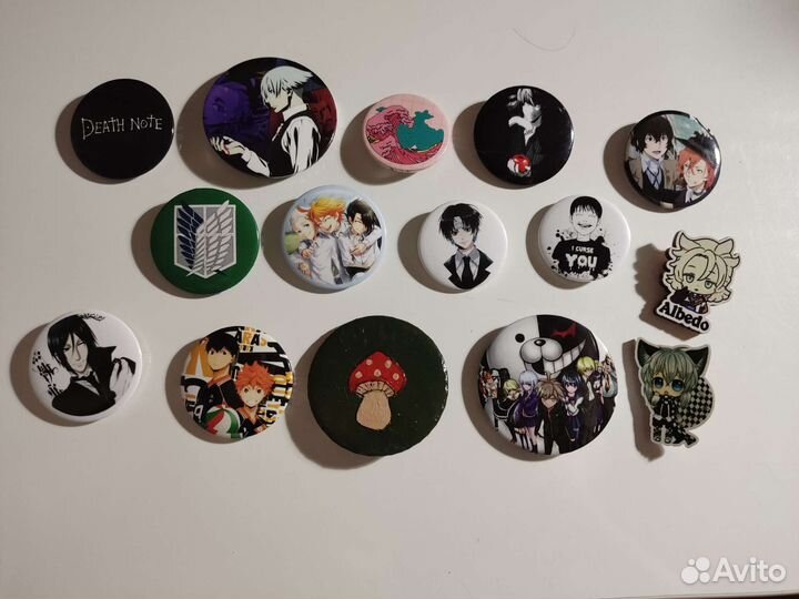 Значки с аниме