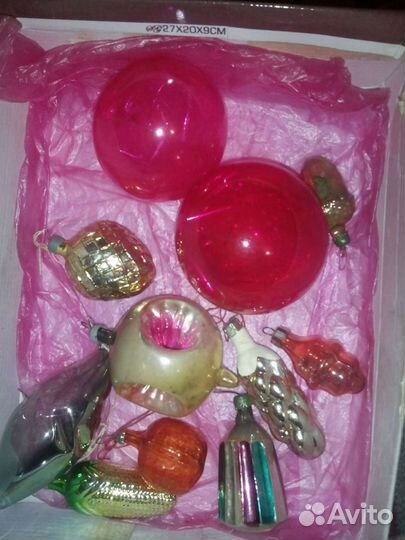 Елочные игрушки СССР