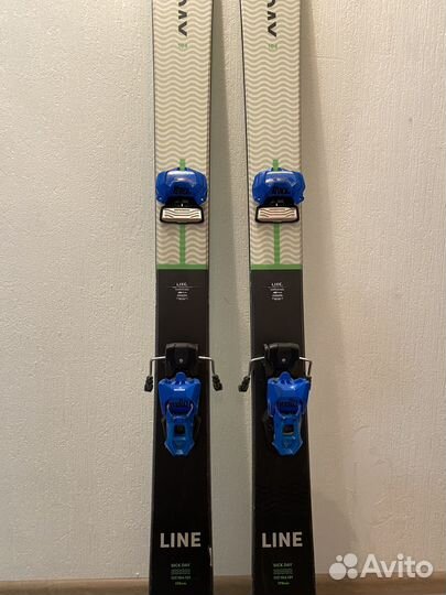 Горные лыжи Line sick day 104 + tyrolia attack 14