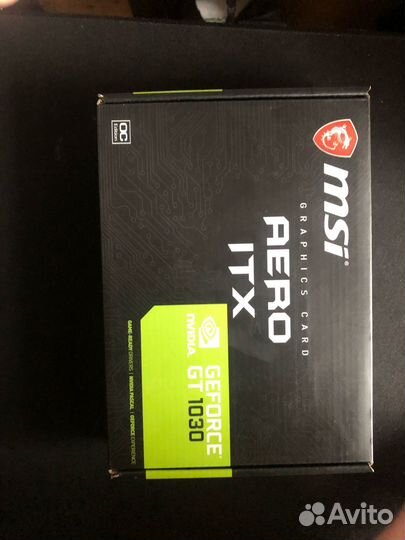 Видеокарта MSI nvidia GeForce GT 1030 2гб
