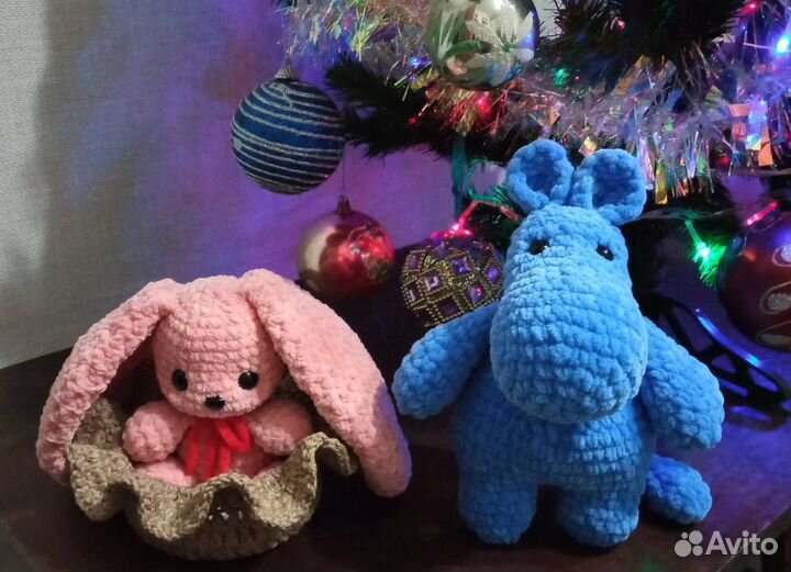 Вязанные мягкие игрушки и сувениры ручной работы