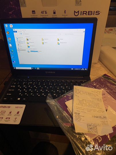 Ноутбук новый