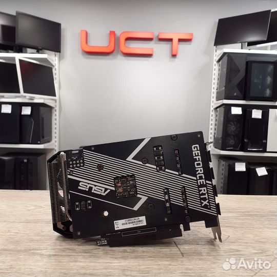 Видеокарта asus geforce RTX 3050 dual OC 8Гб