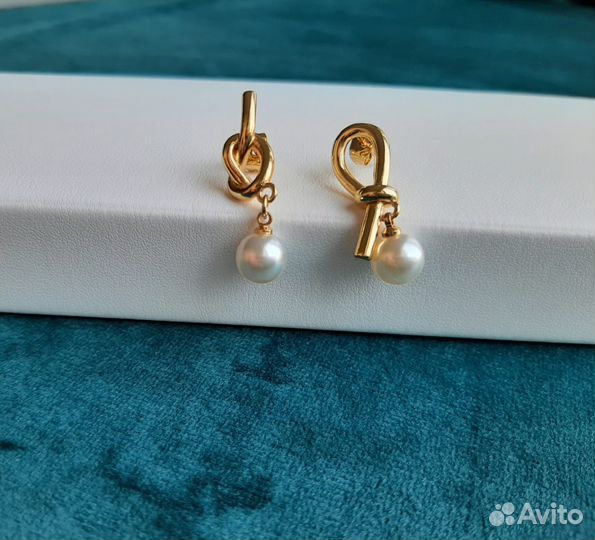 Серьги Celine knot