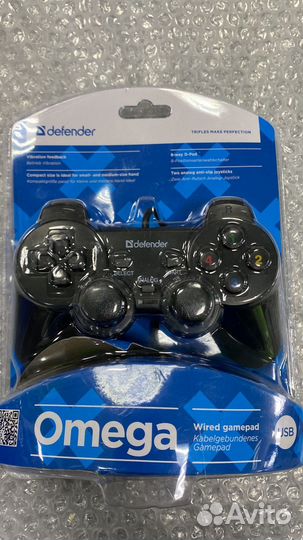 Геймпад Defender Omega для PC Black (64247)