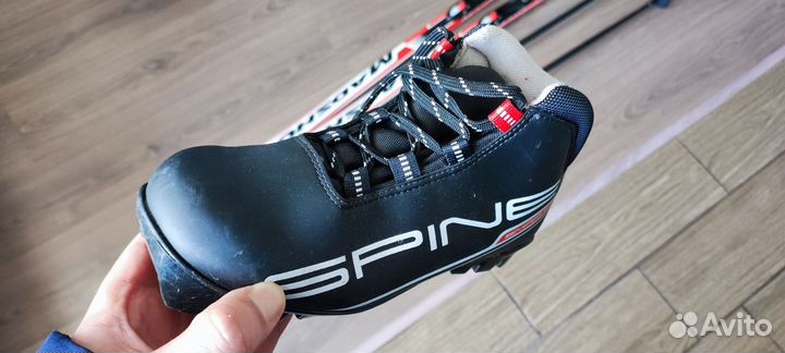 Лыжи беговые детские 160 с ботинками 35