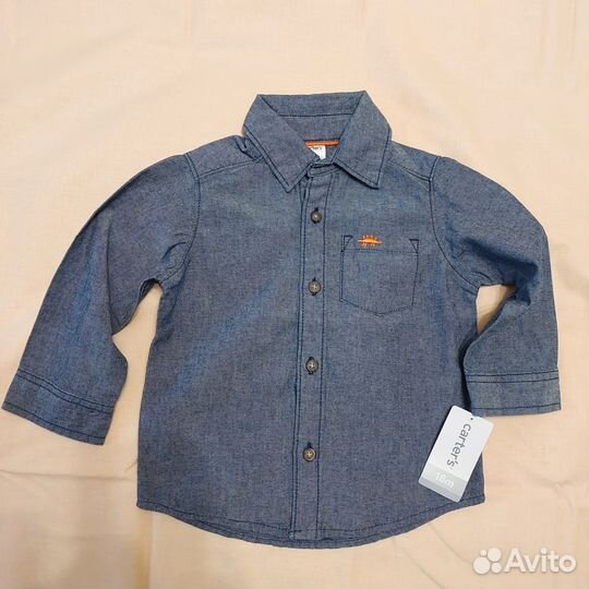 Рубашка crazy8 12/18m, carter's 18m