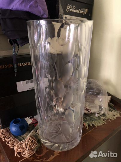 Хрустальная ваза 40х20