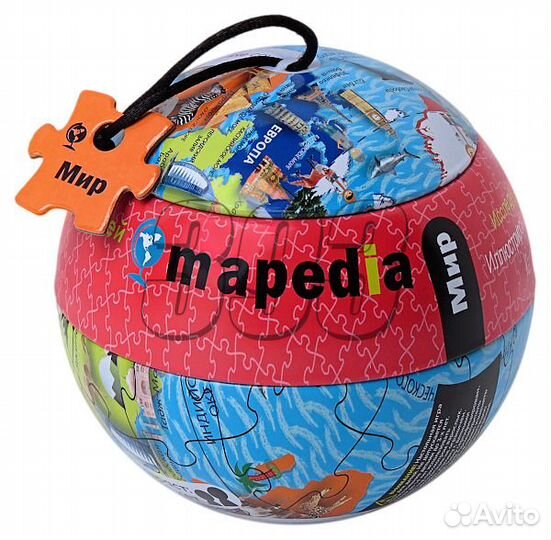 Пазл Карта Мира (100 элементов) (39661)