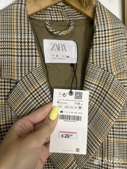 Пиджак zara оригинал детский 116-164
