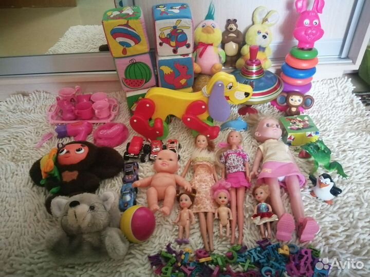 Детские игрушки бу+говорящие