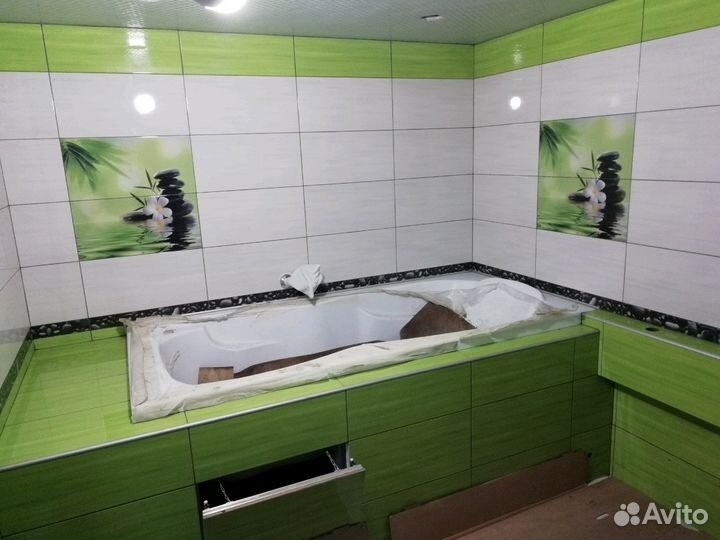 Укладка плитки на стены и полы