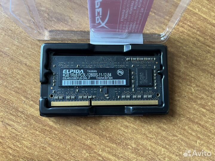 Оперативная память ddr3l для ноутбука 4 gb
