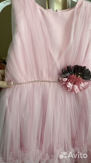 Платье для девочки 116 новое розовое
