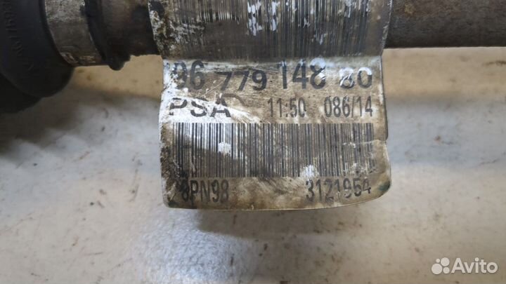 Полуось Peugeot 308, 2014