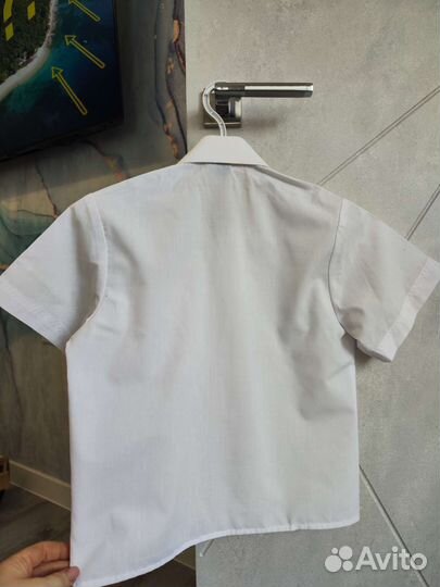 Рубашка белая на мальчика