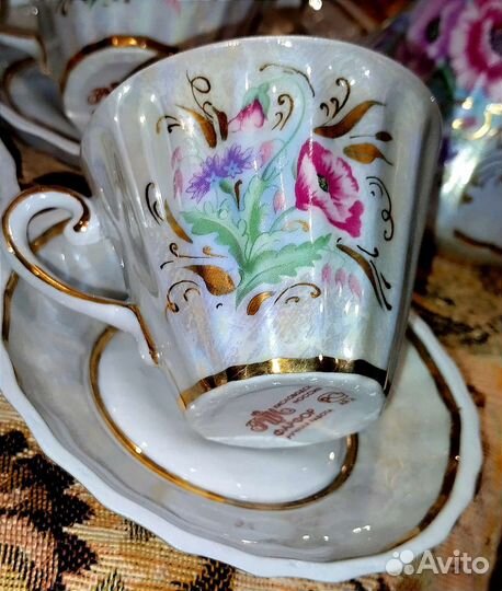 Сервиз кофейный кисловодский фарфор