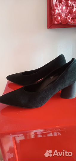 Туфли замшевые