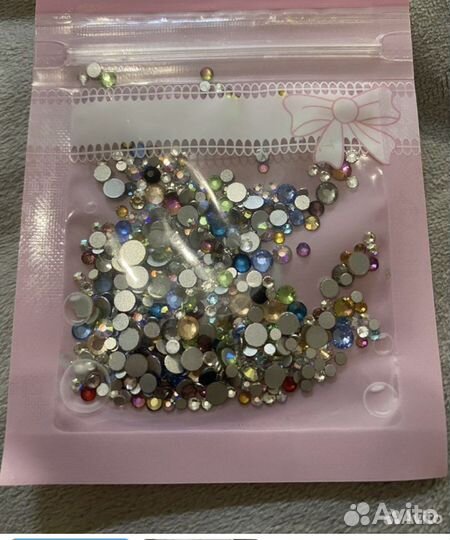 Стразы стекло микс