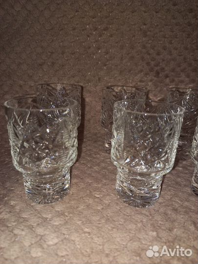 Хрустальные рюмки СССР