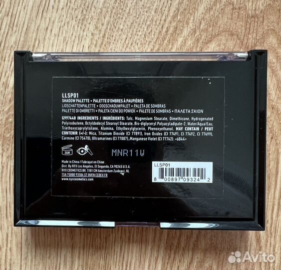 NYX тени Lingerie Shadow Palette