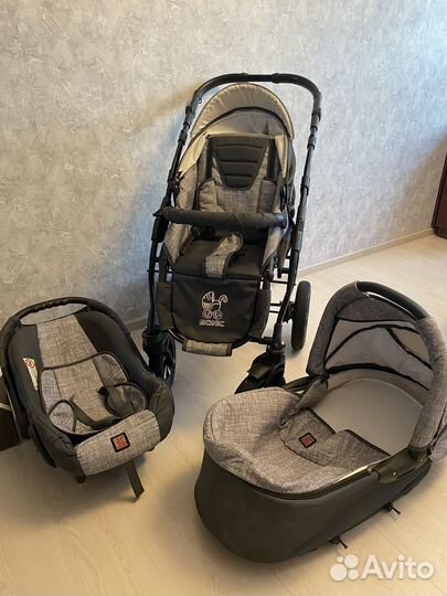 Коляска 3 в 1 sonic