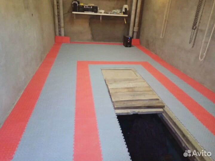Модульная плитка пвх для Гаража