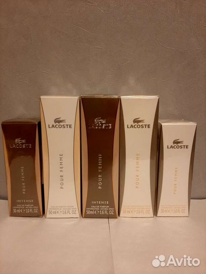 Lacoste pour femme edp оригинал, в ассортименте