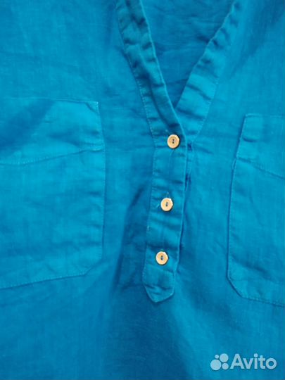 Льняная рубашка женская zara