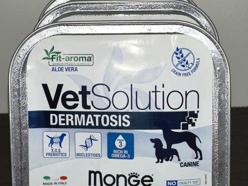 Корм для собак Monge VetSolution dermatosis