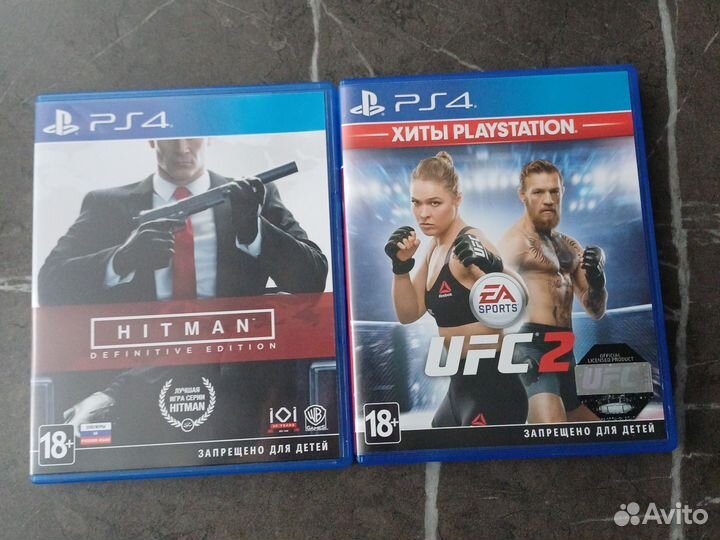 Игры для ps4 UFC2 и Hitman