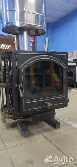 Печь для бани Везувий Легенда 16 (205) +Бак 55 л