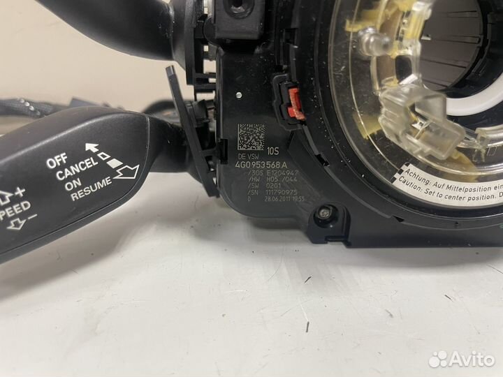 Подрулевой переключатель с круиз Audi A6 4G C7