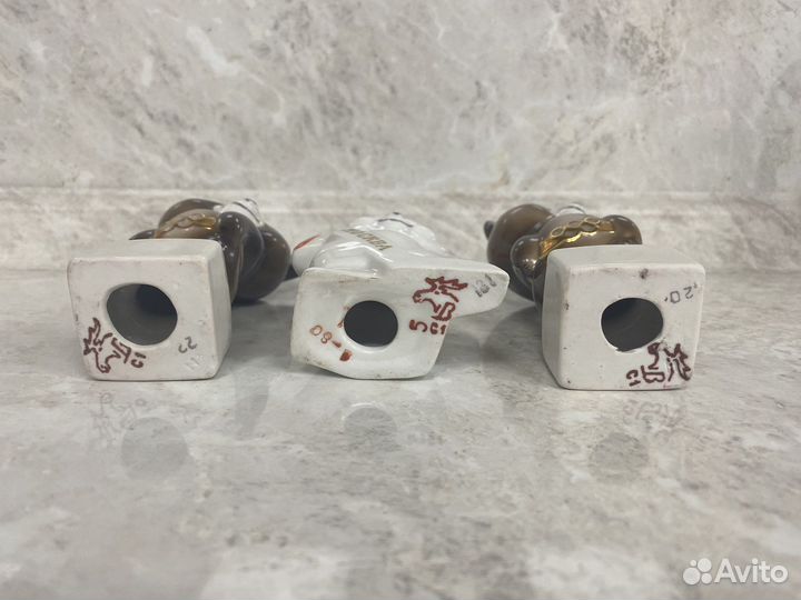 Олимпийский мишка, фарфор лфз и дфз