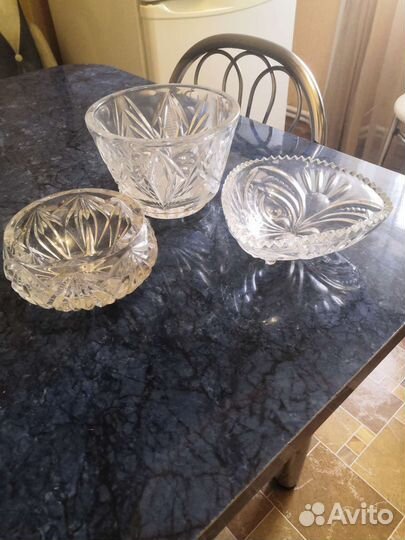 Ваза хрустальная