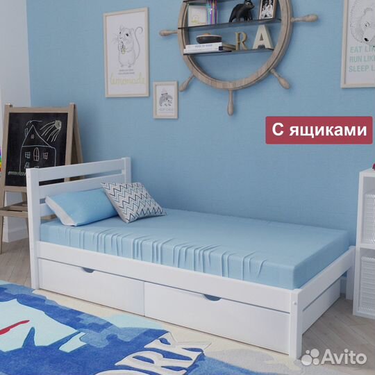 Детская кровать из березы