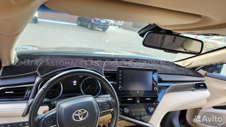 Накидка на панель Toyota Camry V70 2017-2023 велюр