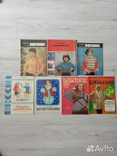 Вязание 80е открытки и журналы Некрасовка