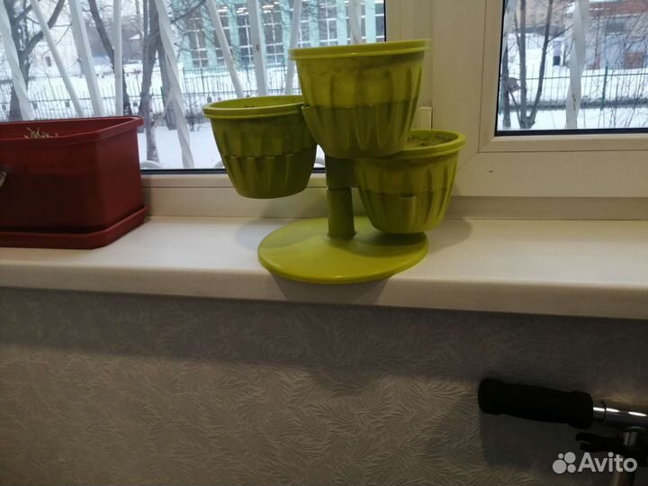 Горшки для цветов, каскад для цветов