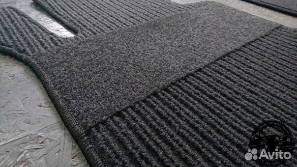 Автоковрики для Mercedes-Benz W126, репсовые, граф