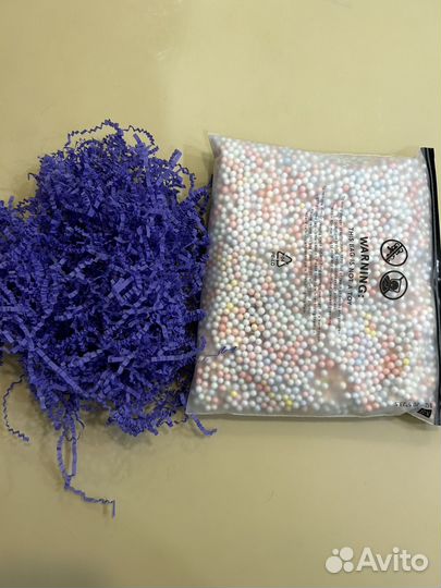 Наполнитель для подарков, упаковка