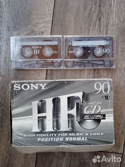 Аудиокассеты sony basf fuji panasonic