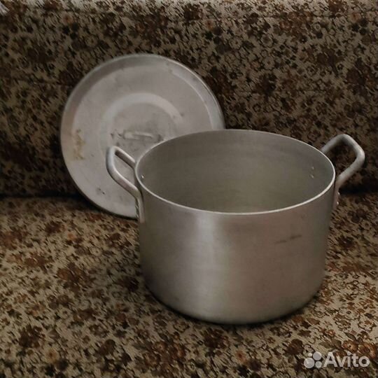Кастрюля алюминиевая СССР. 3.5л,4.5л,6л.20л.эмаль