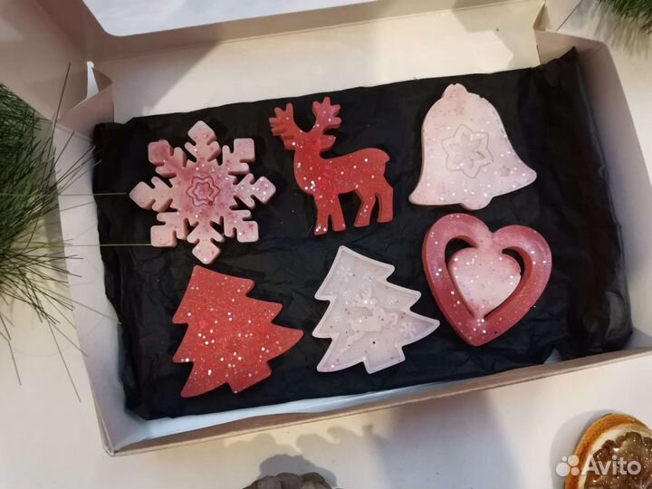 Ёлочные игрушки из эпоксидной смолы