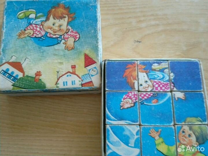 Кубики деревянные советские