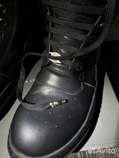 Rick Owens geobasket chrome hearts