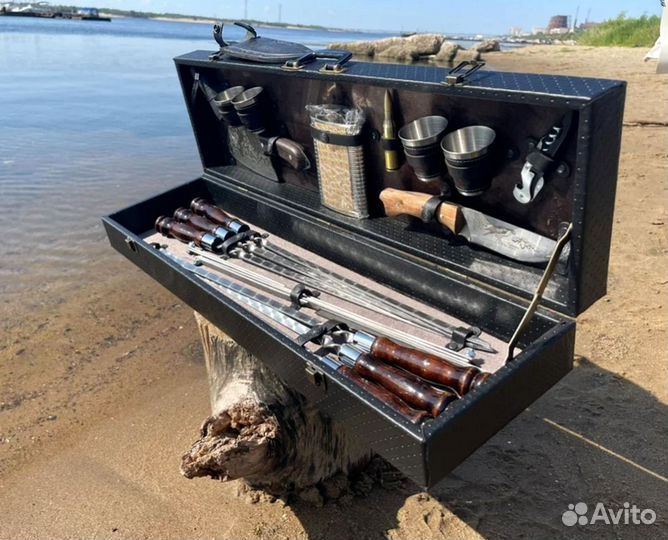 Шашлычный набор в кейсах/ чехлах