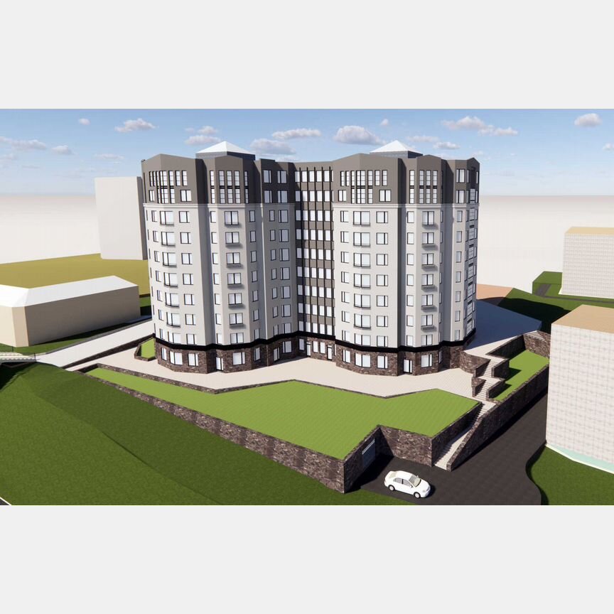 Квартира-студия, 34,6 м², 2/7 эт.